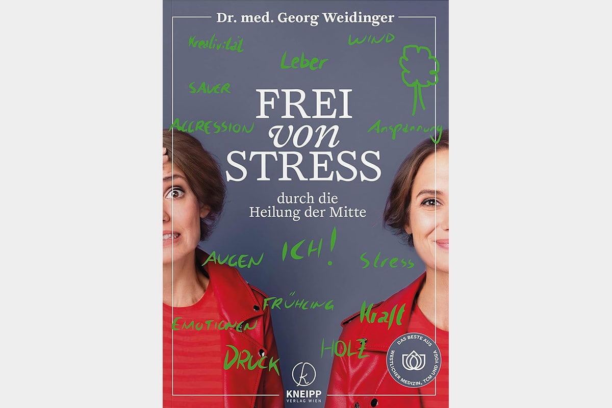 Frei von Stress durch die Heilung der Mitte. 
